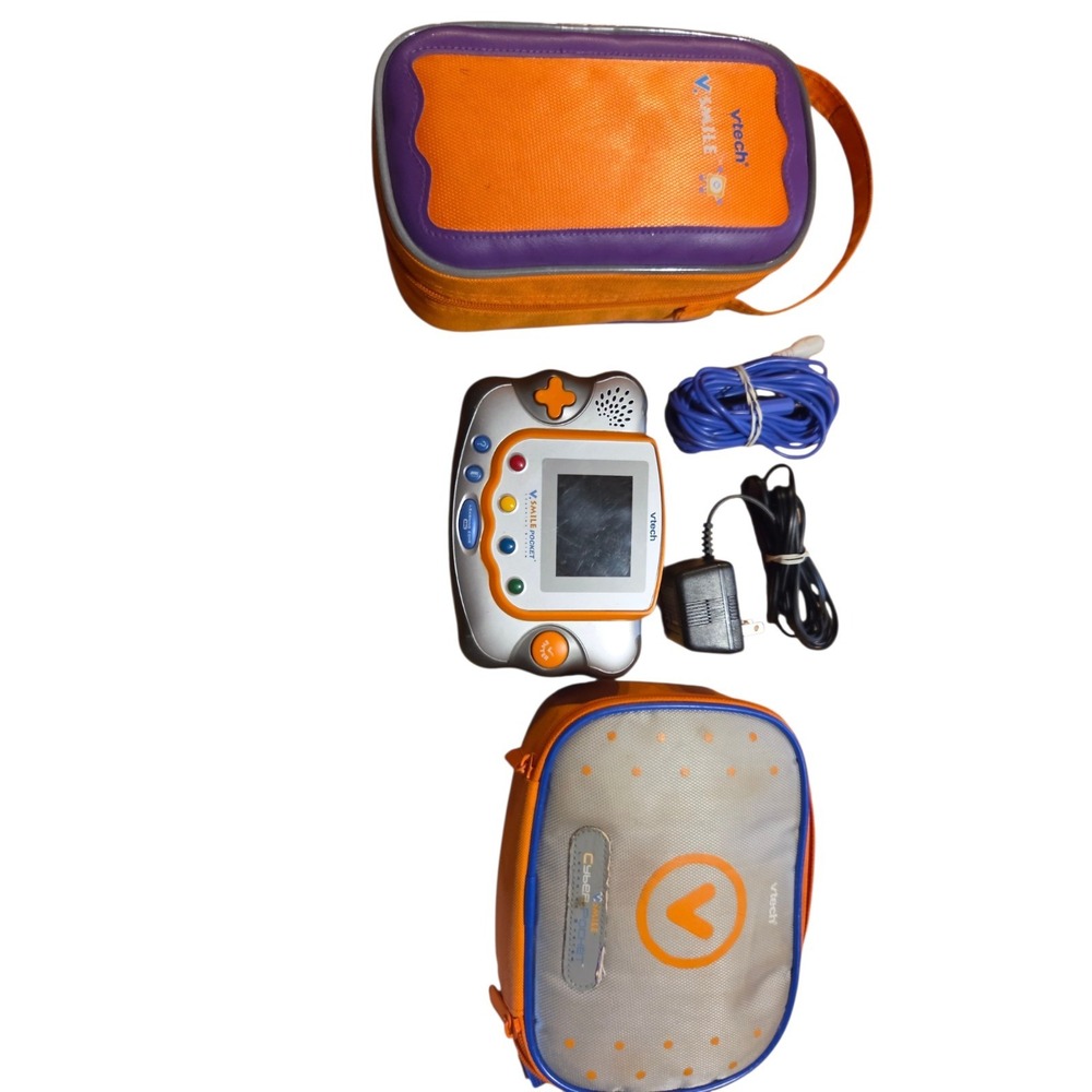 V-Tech Vsmile Pocket 17 Games And All Cables